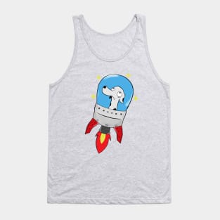 Astronaut Dog Tank Top